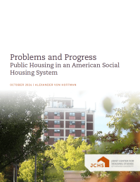 Cover of public housing paper.