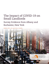 Cover of the paper "The Impact of COVID-19 on Small Landlords."