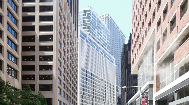 Office buildings in Lower Manhattan.