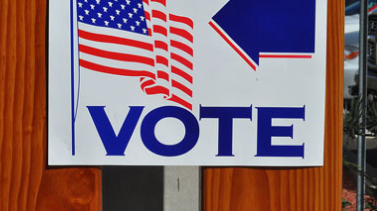 Vote sign