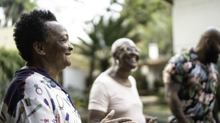 Older Black family 
