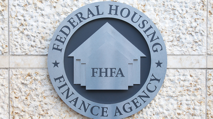 View of the Federal Housing Finance Agency seal.