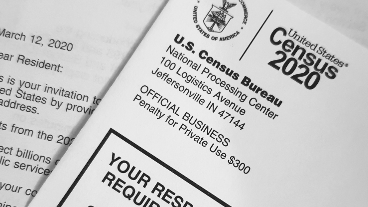 Census 2020 forms.