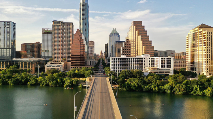 View of Austin, Texas.