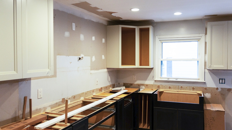 Kitchen under renovation