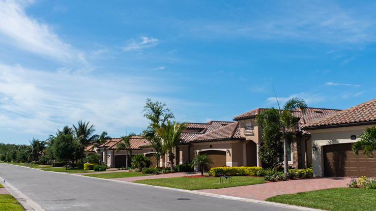 View of residential street.