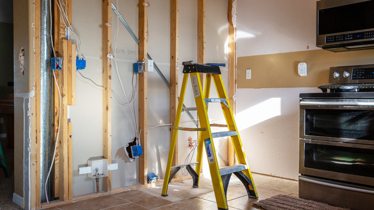 Kitchen under renovation