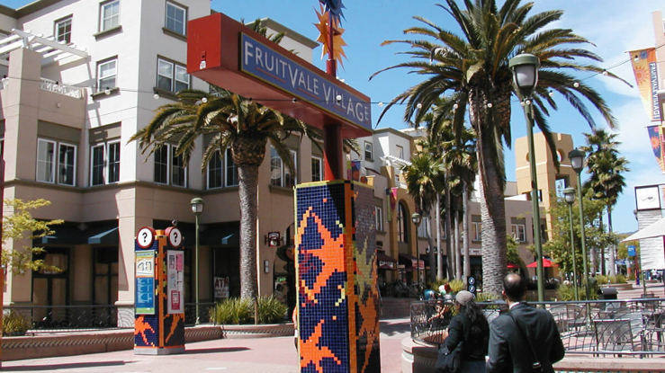 Neighborhood in Oakland California.
