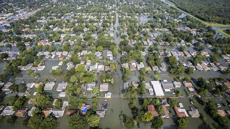 Aftermath of Hurricane Harvey.