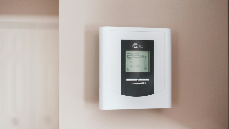 Home thermostat.