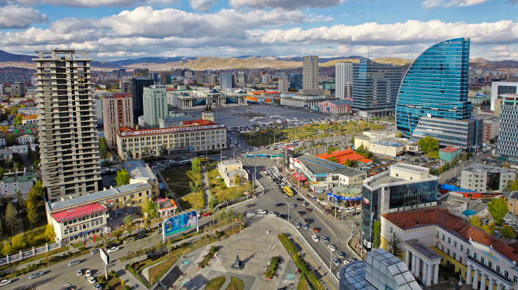view over Ulaanbattar.