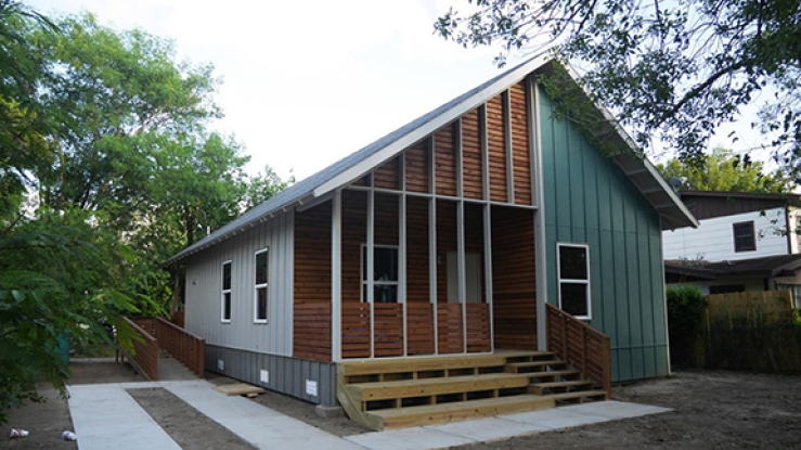 Single-story home.