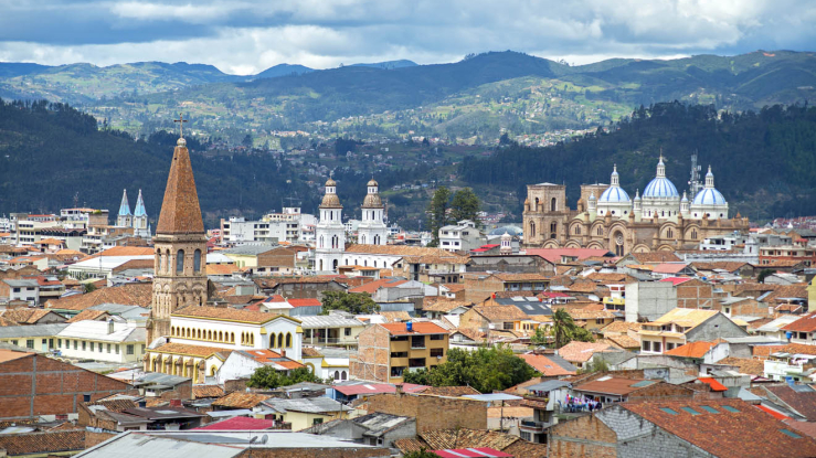 View over Cuenca, Ecuador.