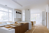 Kitchen being renovated