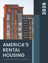 Cover of America's Rental Housing 2026 report.