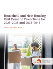 Cover of household projections paper.