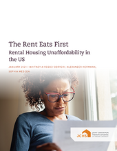Cover of the paper "Rent Eats First."