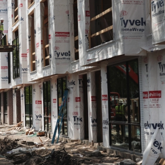 Building under construction.