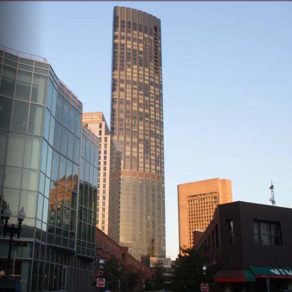 High rise tower in Boston downtown