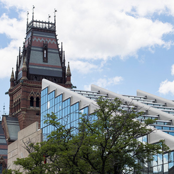 Gund Hall and Sanders Theatre