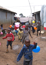 Children running 