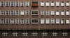 Brick apartment building 