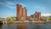 Apartments overlooking Charles River.