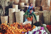 Women in a flower market.