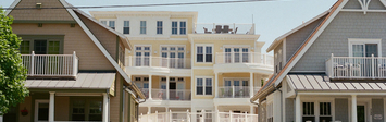 Photo of two single-family homes side by side.