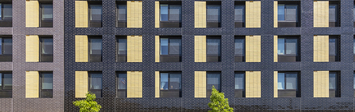 View of housing project by Bernheimer Architecture at 1490 Southern Boulevard, New York.