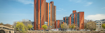 Apartments overlooking Charles River.