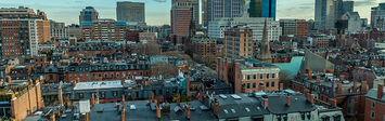 Boston skyline.