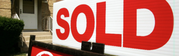 Sold sign outside a home.