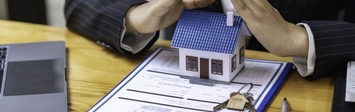 Person with insurance paperwork.